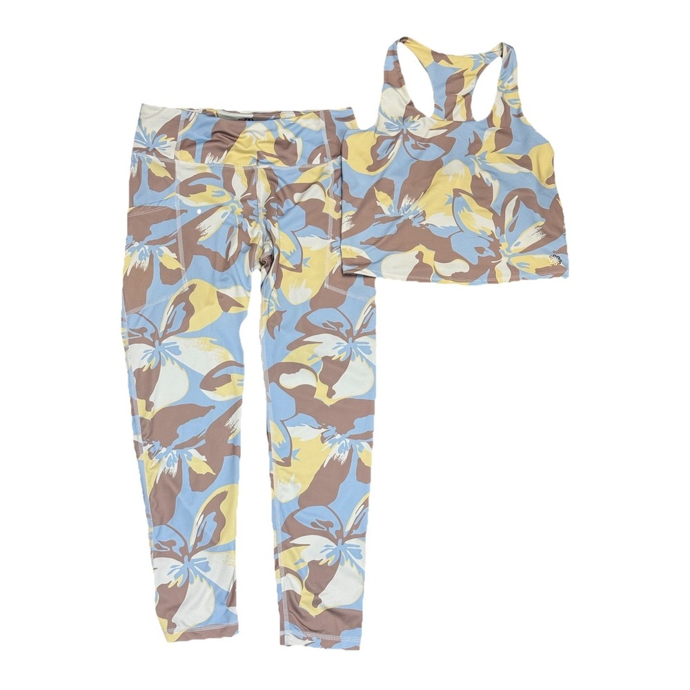 Pro Player Women's Size S Workout Set Leggings Sports Bra‎ Athleisure Pockets